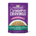 Stella & Chewy's Carnivore Cravings Salmon & Mackerel Cat Food in Savory Gravy, grain-free wet cat meal