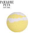 Yellow and white pet bath bomb for dogs and cats, Pawsome Pets New York