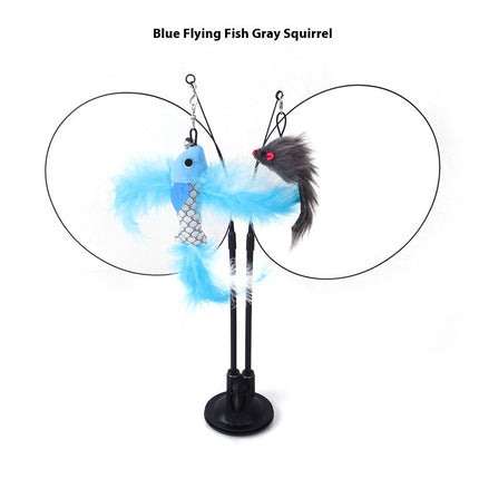 Suction Cup Cat Teaser Toy — 9 Fun Designs, Interactive Play