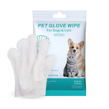 Pet Cleaning Gloves & Wipes — Disposable, Ear, Eye, Tooth & Foot Care