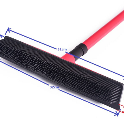 Pet Hair Removal Broom Mop — Washable, Multi-Surface, 7 Colors