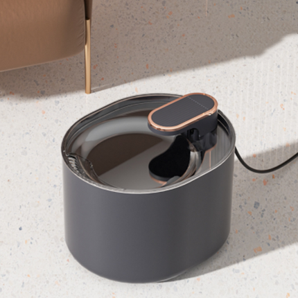 USB Pet Water Fountain — Ultra-Quiet, Detachable, Berlin Blue & Ore White