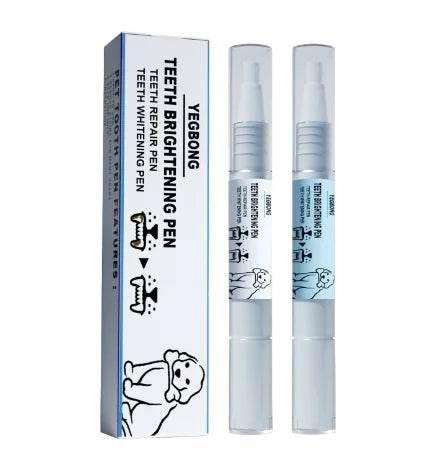 Teeth brightening pen for pets, dog dental care tool with repair formula, vet-recommended oral hygiene solution