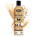 Furfect Choice Pet Oatmeal Shampoo for dogs, relieves dry itchy skin, organic ingredients, soft & silky coat