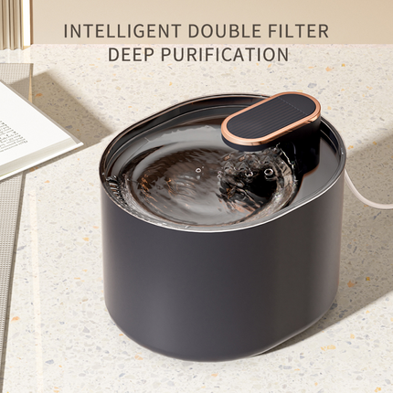 USB Pet Water Fountain — Ultra-Quiet, Detachable, Berlin Blue & Ore White