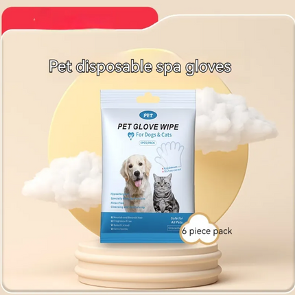 Pet Cleaning Gloves & Wipes — Disposable, Ear, Eye, Tooth & Foot Care